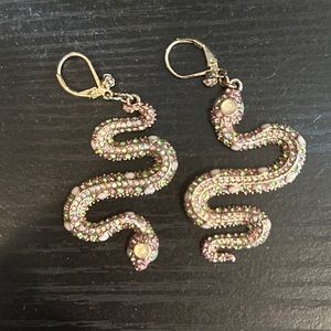 Betsey Johnson Snake Earings